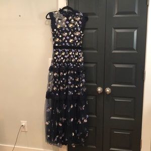 AQUA Floral Maxi Dress